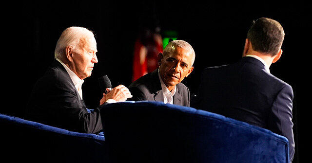 WATCH: Joe Biden Appears to Freeze, Obama Steps in to Escort Biden Off Stage