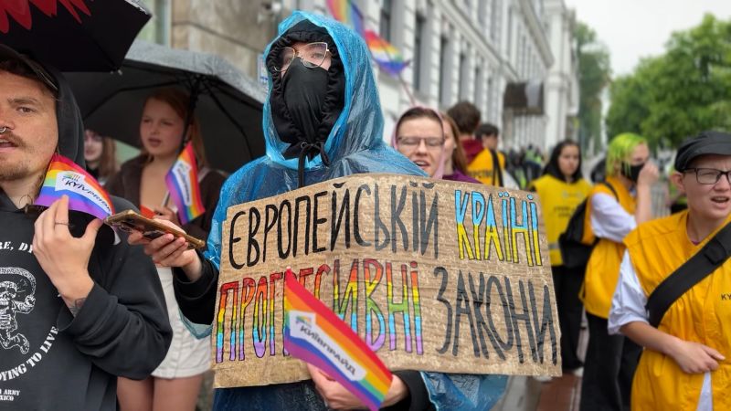 Ukraine Holds First Pride Parade Since Russian Invasion