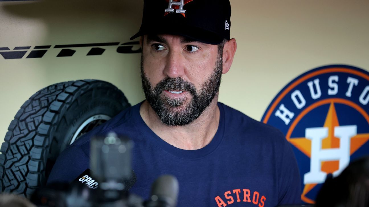 Houston Astros place Justin Verlander on 15-day injured list