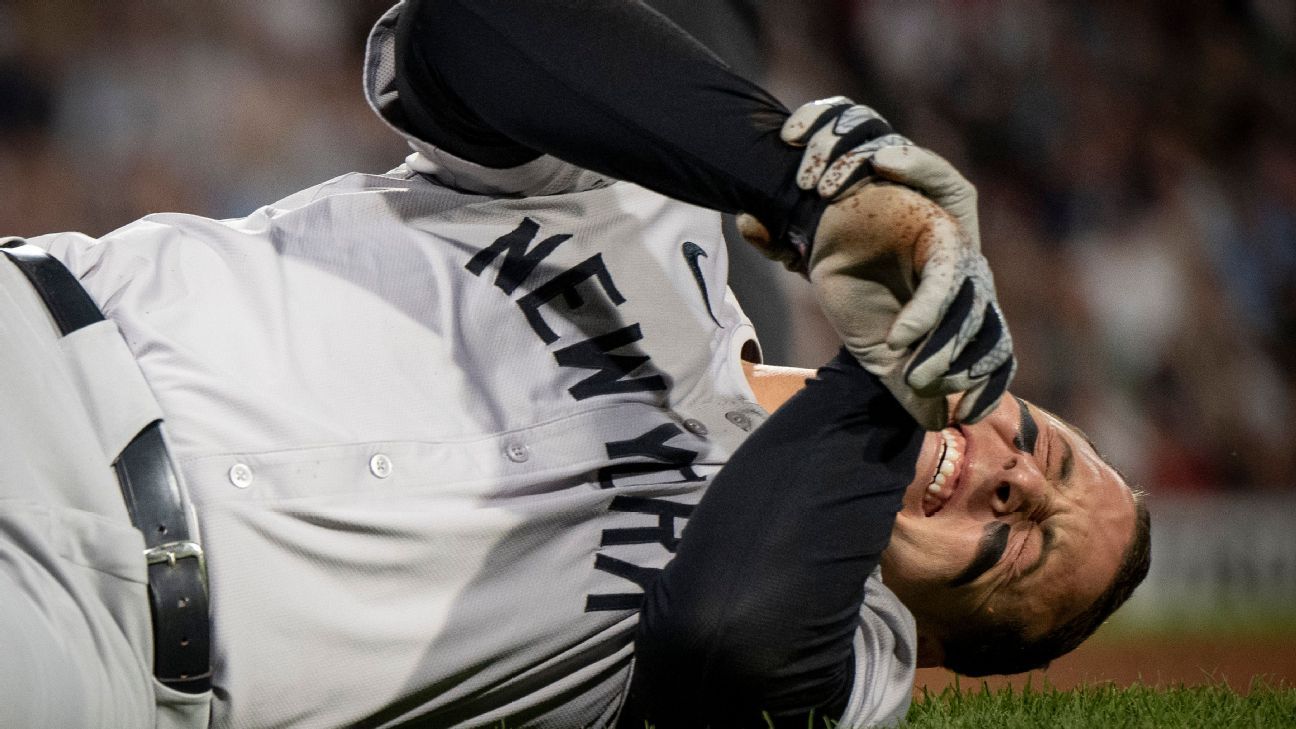 Yankees' Anthony Rizzo out at least 8 weeks with forearm fracture