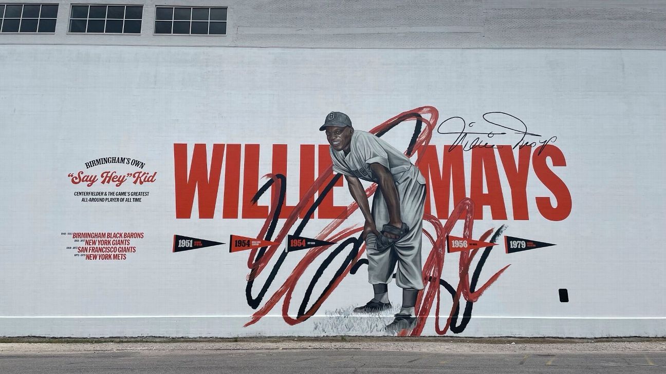 Willie Mays Mural in Alabama Among Tributes to Late Hall of Famer