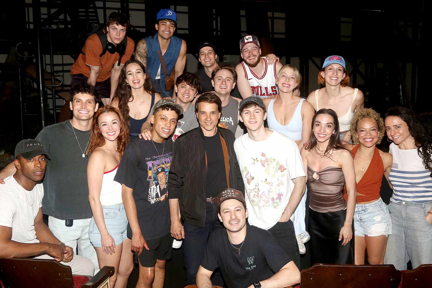 Ralph Macchio Visits The Outsiders Broadway Musical Cast