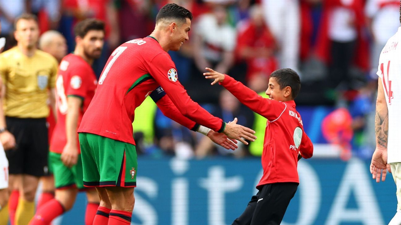 Cristiano Ronaldo Fans Stop Portugal's Euro 2024 Qualifying Match